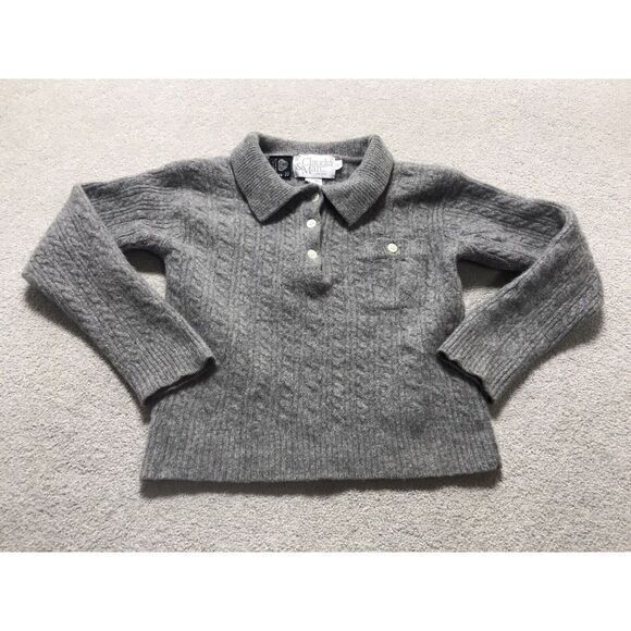 Other - claudia‎ & marc youth size small petite grey wool sweater